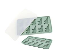 Ice Trays for Freezer, Cute Polar Bear Mold, 10 Cavity Silicone Design and Comes with Lid, Specialty Kitchen Tool for Food, Candy, Chocolate, Fruit, Drinking, 8.46x4.45x0.98 inches