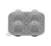 Ice Trays For Freezer - Large 2.2-Inch Baseball Ice Sphere Mold, 3D Novelty Slow Melting Round Silicon IceBall Maker For Wide Whiskey Tumblers & Cocktails | Olive Green