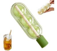 Ice Trays Freezer 2 in 1, Easy Release Leak Proof, Ice Ball Maker, with Quality Ices Cube Mold Sturdy Design, for Whisky Cocktail Coffee Drink Bar Party Picnic Camping Home Fridge and Outdoor Use
