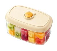 Ice Trays Freezer, Easy Release Leakproof Tray, 10 Inch Silicone Cube Maker with Secure Lid, Build with Stackable Design, Kitchen Freezer Organizer Portable Utility, Whiskey Bourbon Cocktail Coffee