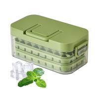 Ice Trays Freezer Lid - 64 Grid Mold Set, Handle Release Tray | Stackable Leakproof Making System Container Kit, Easy Release Flexible Freezing Mold Storage Box With Whiskey Cocktail Coffee B