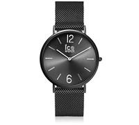 ICE-Watch - 012698 - City Milanese - Montre Homme - Cadran Noir - Bracelet Acier Noir - Medium - 2H