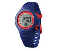 ICE-WATCH - Ice Digit Blue Red - Montre Bleue pour Garçon avec Bracelet en Plastique - 021271 (Small)