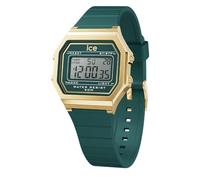 ICE-WATCH - Ice Digit Retro Verdigris - Montre Bleue pour Femme avec Bracelet en Plastique - 022069 (Small)