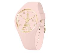 Ice-Watch - ICE cocorico Eiffel tower Soft pink - Montre rose pour fille avec bracelet en silicone - 023246 (Small -)
