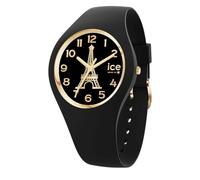 Ice-Watch - ICE cocorico Eiffel tower Black - Montre noire pour femme avec bracelet en silicone - 023247 (Small)