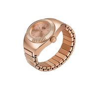 Ice-Watch Montre-bague Chouchou 025519 Rose-Gold Femme – Bracelet extensible acier inoxydable 15mm