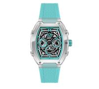 ICE-WATCH - Ice boliday Clear Blue SKEL Plastic - Montre Bleue pour Homme avec Bracelet en Silicone - 024287 (Medium)