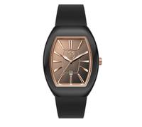 Ice-Watch - ICE boliday Dome Black sunset RG - Montre noire pour femme avec bracelet en silicone - 024032 (Small)