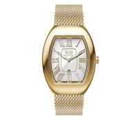 ICE-WATCH - Ice boliday Dome Metal Mesh White GD - Montre dorée pour Femme avec Bracelet en Acier Inoxydable - 024487 (Small)