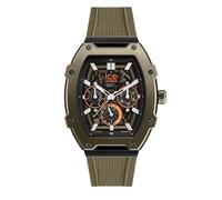 ICE-WATCH - Ice boliday Khaki Black SKEL Steel - Montre Verte pour Homme avec Bracelet en Silicone - 024369 (Medium)