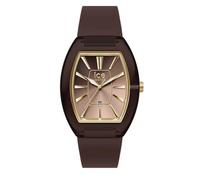 ICE-WATCH - Ice boliday Women Dome Plastic Chocolate - Montre Marron pour Femme avec Bracelet en Silicone - 025182 (Small)