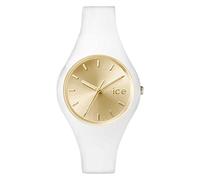 ICE-WATCH - Ice Chic White Gold - Montre Blanche pour Femme avec Bracelet en Silicone - 001395 (Small)