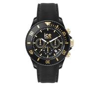 ICE-WATCH - Ice Chrono Black Gold - Montre Noire pour Homme avec Bracelet en Plastique - 021602 (Medium)