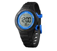 ICE-WATCH - Ice Digit Black Blue - Montre Noire pour Garçon avec Bracelet en Plastique - 021272 (Small)