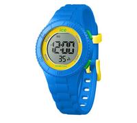 ICE-WATCH - Ice Digit Blue Yellow Green - Montre Bleue pour Garçon avec Bracelet en Plastique - 021615 (Small)