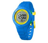 ICE-WATCH - Ice Digit Blue Yellow Green - Montre Bleue pour Garçon avec Bracelet en Plastique - 021615 (Small)