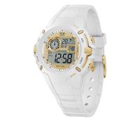 ICE-WATCH - Ice Digit Explorer Magical White Gold - Montre Blanche pour garçon (Mixte) avec Bracelet en Silicone - 023266 (Small)