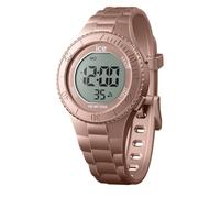 ICE-WATCH - Ice Digit Nude Metallic - Montre Rose pour Fille avec Bracelet en Plastique - 021621 (Small)