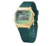 ICE-WATCH - Ice Digit Retro Verdigris Glow - Montre Verte pour Femme avec Bracelet en Silicone - 023307 (Small)
