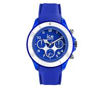 Ice-Watch - Ice Dune Admiral Blue - Montre Bleue pour Homme avec Bracelet en Silicone - Chrono - 014218 (Large)