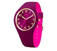 Ice-Watch - Ice Duo Chic Burgundy Pink - Montre Rouge pour Femme avec Bracelet en Silicone - 023276 (Small)