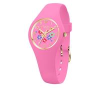ICE-WATCH - Ice Flower Pinky Bloom - Montre Rose pour Femme avec Bracelet en Silicone - 021731 (Extra Small)