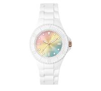 ICE-WATCH - Ice Generation Sunset Rainbow - Montre Blanche pour Femme avec Bracelet en Silicone - 019141 (Small)