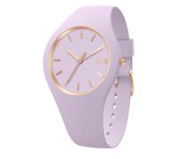 ICE-WATCH - Ice Glam Brushed Lavender - Montre Violette pour Femme avec Bracelet en Silicone - 019526 (Small)