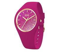 ICE-WATCH - Ice Glitter Fuschia Pink - Montre Rouge pour Femme avec Bracelet en Plastique - 022575 (Small +)