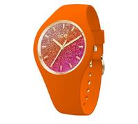 Ice-Watch - ICE glitter Orange summer - Montre orange pour femme avec bracelet en plastique - 022574 (Samall +)
