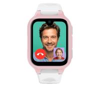 ICE-WATCH - Ice Kids 4G 2.0 - Montre Connectée Géolocalisable 4G Rose Bracelet Silicone - 025270 (40mm) - SIM Fournie, Géolocalisation Disponible Via Abonnement, Appels, Contrôle Parental