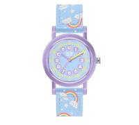 ICE-WATCH - Ice Learning Light Blue Rainbow - Montre Bleue pour Fille avec Bracelet en Nylon - 024498 (Extra Small)