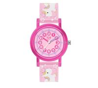 ICE-WATCH - Ice Learning Pink Unicorn - Montre Rose pour Fille avec Bracelet en Nylon - 024496 (Extra Small)