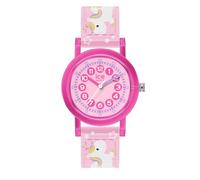 ICE-WATCH - Ice Learning Pink Unicorn - Montre Rose pour Fille avec Bracelet en Silicone - 022691 (Small)