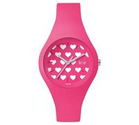Ice-Watch - ICE love 2016 Pink Heart - Montre rose pour femme avec bracelet en silicone - 001479 (Small)