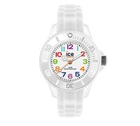ICE-WATCH - Ice Mini White - Montre Blanche pour Garçon (Mixte) avec Bracelet en Silicone - 000744 (Extra Small)