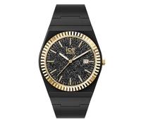 ICE-WATCH - Ice Power PW1 Black Glitter GD - Montre Noire pour Femme avec Bracelet en Silicone - 024771 (Small)