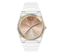 ICE-WATCH - Ice Power PW1 White Sunset Cappuccino - Montre transaprent pour Femme avec Bracelet en Silicone - 024773 (Small)