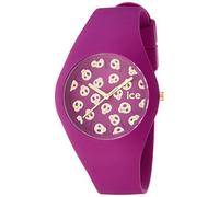 ICE-Watch - ICE.SK.DAM.U.S.15 - Ice Skull - Damson - Montre Femme - Quartz Analogique - Cadran Violet - Bracelet Silicone Violet