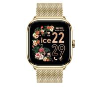 ICE-WATCH - Ice Smart 2.0 Gold Milanese Band 1.7 AMOLED - Montre connectée dorée pour Femme avec Bracelet en Acier Inoxydable - 025134 (1.70 Pouces)