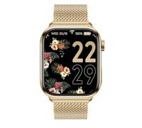 Ice-Watch - Ice Smart 2.0 Gold Milanese Band 1.96 AMOLED - Montre connectée dorée pour Femme avec Bracelet en Acier Inoxydable - 024654 (1.96 Pouces)