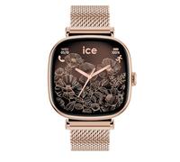 ICE-WATCH - Ice Smart 2.0 Rose-Gold Milanese - Montre connectée carrée Rose-Gold pour Femme avec Bracelet en Acier Inoxydable - 025233 (1.70 Pouces)