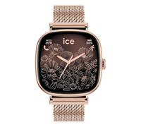 ICE-WATCH - Ice Smart 2.0 Rose-Gold Milanese - Montre connectée carrée Rose-Gold pour Femme avec Bracelet en Acier Inoxydable - 025233 (1.70 Pouces)