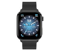 ICE-WATCH - Ice Smart 3.0 Black Milanese 1.78 AMOLED GPS - Montre connectée rectangulaire Noire Mixte avec Bracelet en Metal - 024300 (1.78 Pouces)