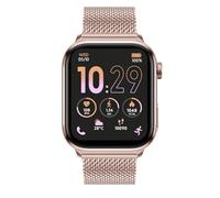 ICE-WATCH - Ice Smart 3.0 Rose Gold Milanese 1.78 AMOLED GPS - Montre connectée rectangulaire Rose-Gold pour Femme avec Bracelet en Metal - 024304 (1.78 Pouces)
