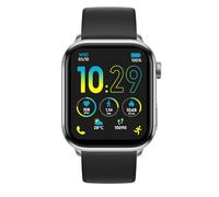 ICE-WATCH - Ice Smart 3.0 Silver Black 1.78 AMOLED GPS - Montre connectée rectangulaire Argent Mixte avec Bracelet en Silicone - 024301 (1.78 Pouces)