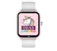 ICE-WATCH - Ice Smart Junior 3.0 Pink White 1.75 AMOLED - Montre connectée rectangulaire Rose pour Fille avec Bracelet en Silicone - 024297 (1.75 Pouces)