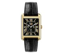 ICE-WATCH - Ice Smart TKS 2.0 Gold Black Croco - Montre connectée dorée pour Femme avec Bracelet en Cuir - 025285 (1,41 Pouces)