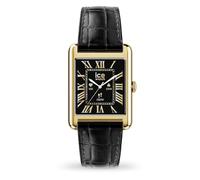 ICE-WATCH - Ice Smart TKS 2.0 Gold Black Croco - Montre connectée dorée pour Femme avec Bracelet en Cuir - 025285 (1,41 Pouces)